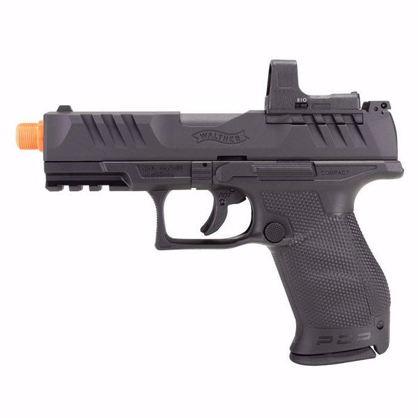 Umarex Walther PDP Compact FS Optic Ready Airsoft CO2 Non-Blowback Pistol – w/ Umarex RDS8 Red Dot Sight