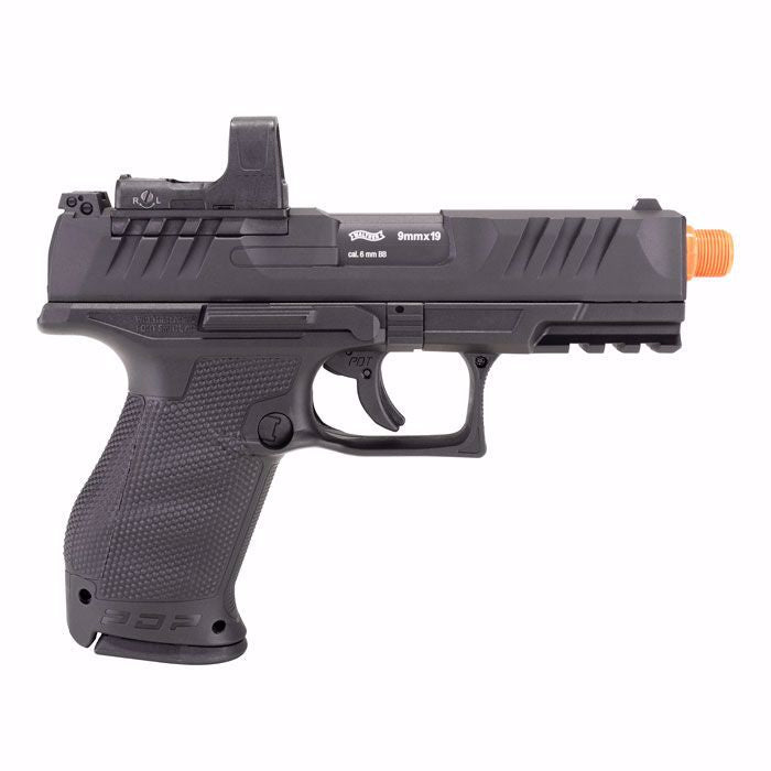 Umarex Walther PDP Compact FS Optic Ready Airsoft CO2 Non-Blowback Pistol – w/ Umarex RDS8 Red Dot Sight