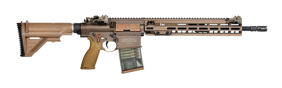 VFC HK Licensed M110A1 SDMR Airsoft AEG Rifle – Tan w/ GATE Aster