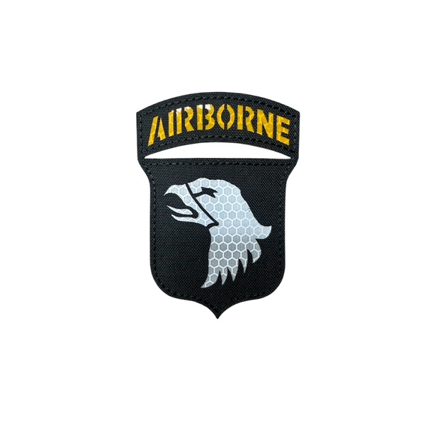 101 Airborne Laser Cut Reflective Velcro Patch | ACM