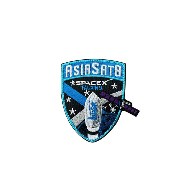 Space X Falcon 9 Velcro Patch - ASIASAT8 | ACM