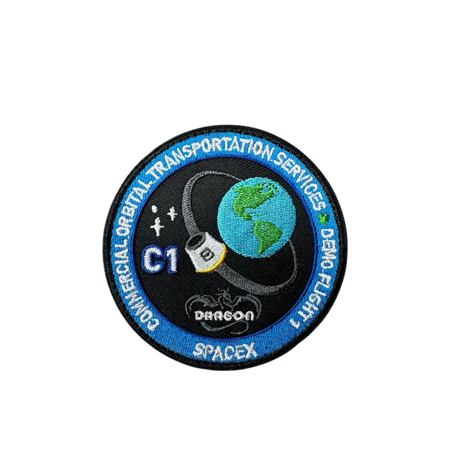 Space X COTS DEMO 1 Velcro Patch | ACM