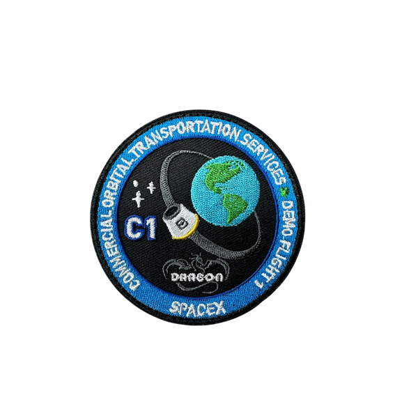 Space X COTS DEMO 1 Velcro Patch | ACM