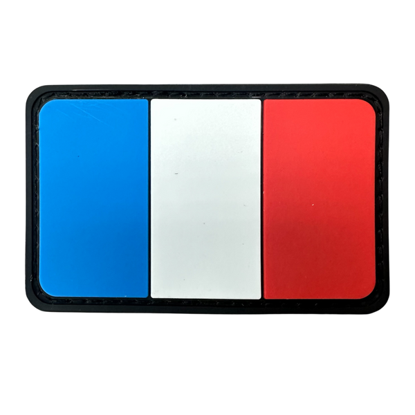 French Flag PVC Velcro Patch | ACM