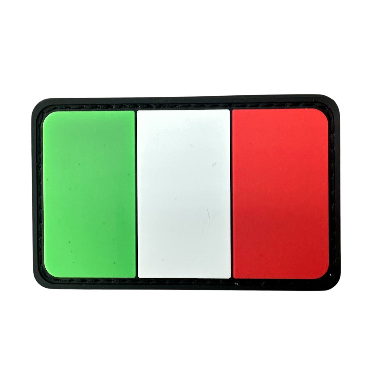 Italian Flag PVC Velcro Patch | ACM