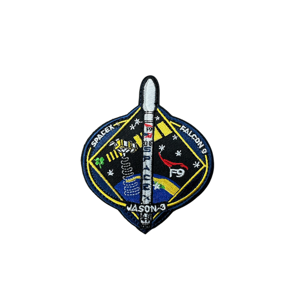 Space X Falcon 9 Velcro Patch - JASON 3 | ACM