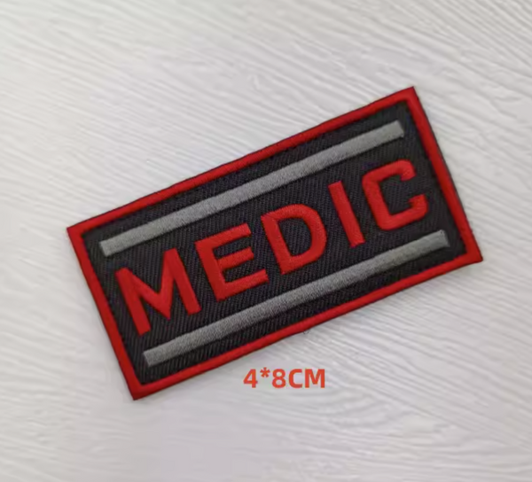 "Medic" Velcro Patch - Red | ACM