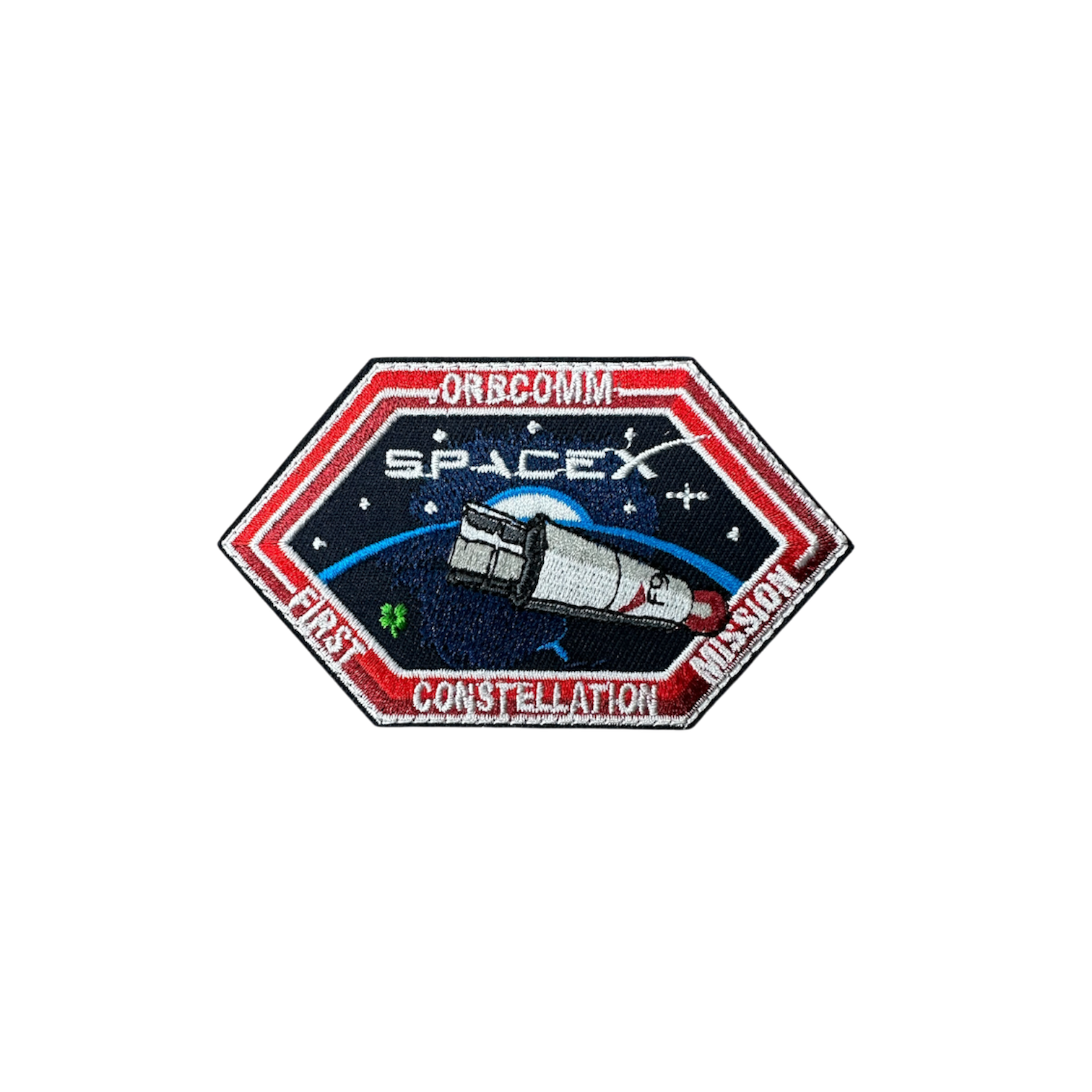 Space X Orbcomm 1st Constellation Mission Velcro Patch | ACM