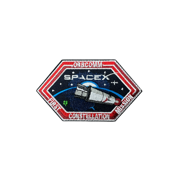 Space X Orbcomm 1st Constellation Mission Velcro Patch | ACM