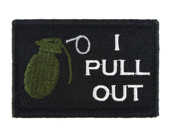 "I Pull Out" Velcro Patch | ACM