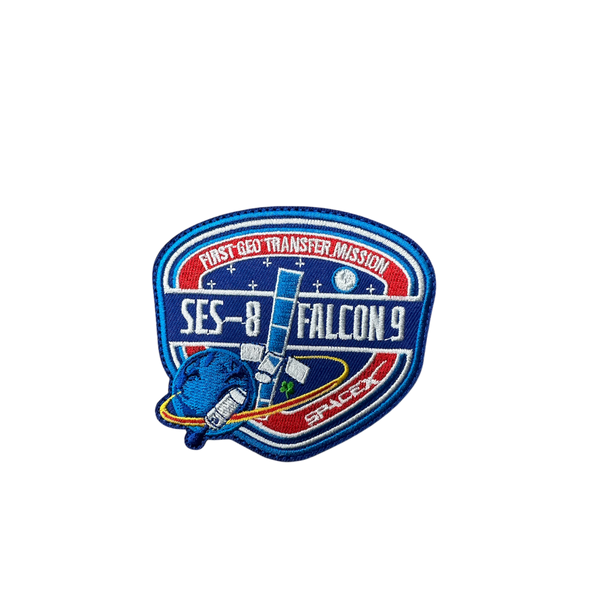 Space X SES-8 Mission Velcro Patch | ACM