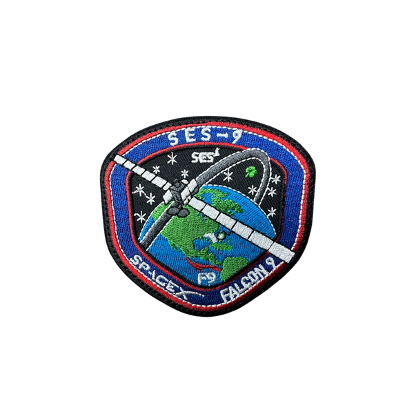 Space X Falcon 9 Velcro Patch - SES-9 | ACM