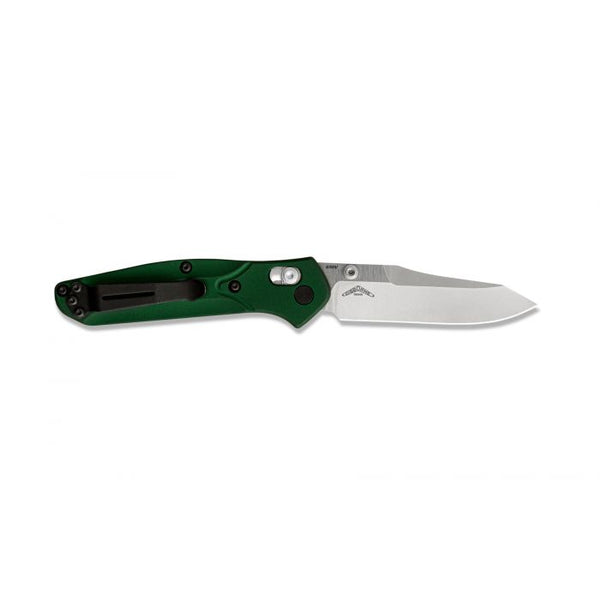 Benchmade 945 Mini Osborne Folding Knife – Green Aluminum Handle w/ S30V | Benchmade USA