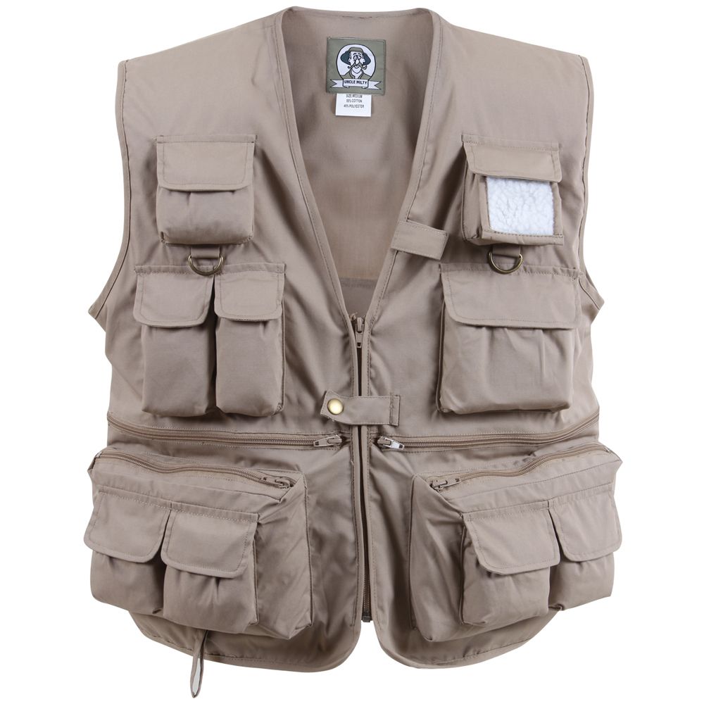 Uncle Milty Travel Vest – Khaki | Rothco