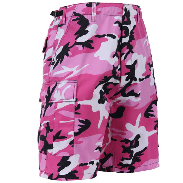 Colored Camo BDU Shorts – Pink Camo | Rothco