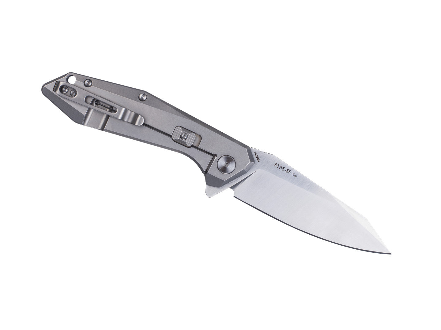 Ruike P135-SF Folding Knife – Silver | Ruike