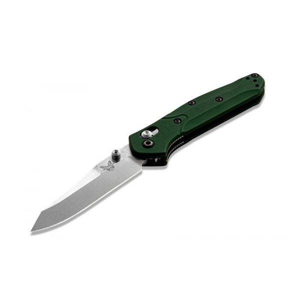 Benchmade 945 Mini Osborne Folding Knife – Green Aluminum Handle w/ S30V | Benchmade USA