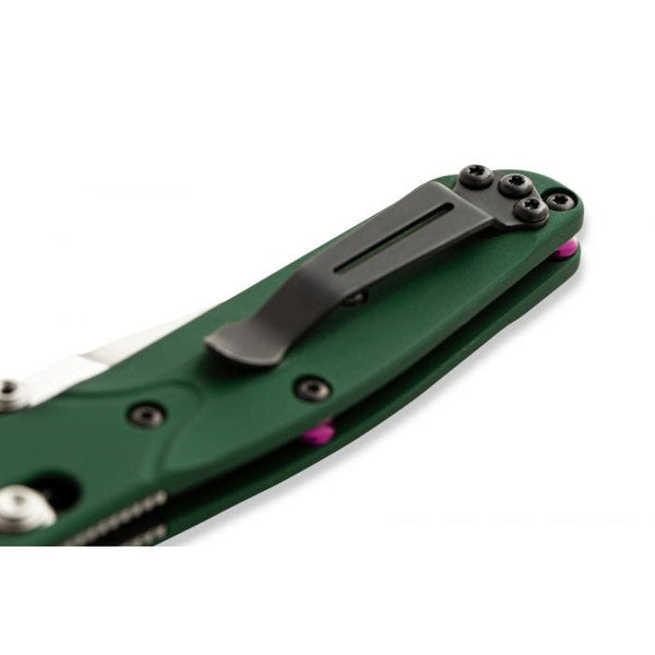 Benchmade 945 Mini Osborne Folding Knife – Green Aluminum Handle w/ S30V | Benchmade USA