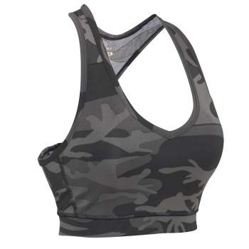 Camo Sports Bra – Black Camo | Rothco