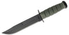 Ka-Bar 5011 Combat Knife w/ OD Green Handle & Hard Sheath | Ka-Bar