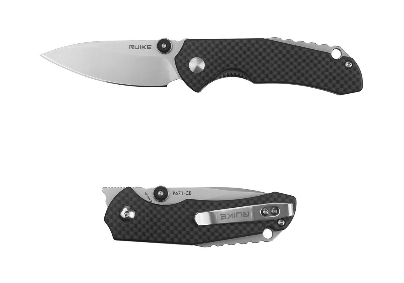 Ruike P671 Folding Knife – Carbon Fiber Handle | Ruike