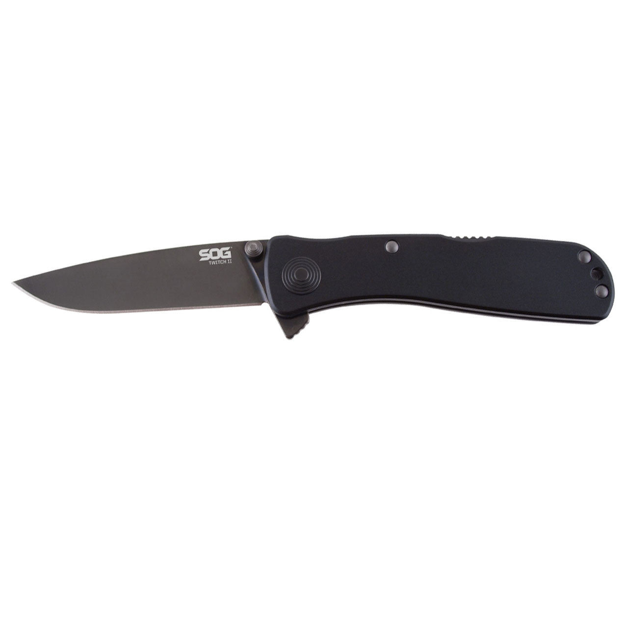 SOG Twitch II Assisted Folding Knife – Black | SOG Knives